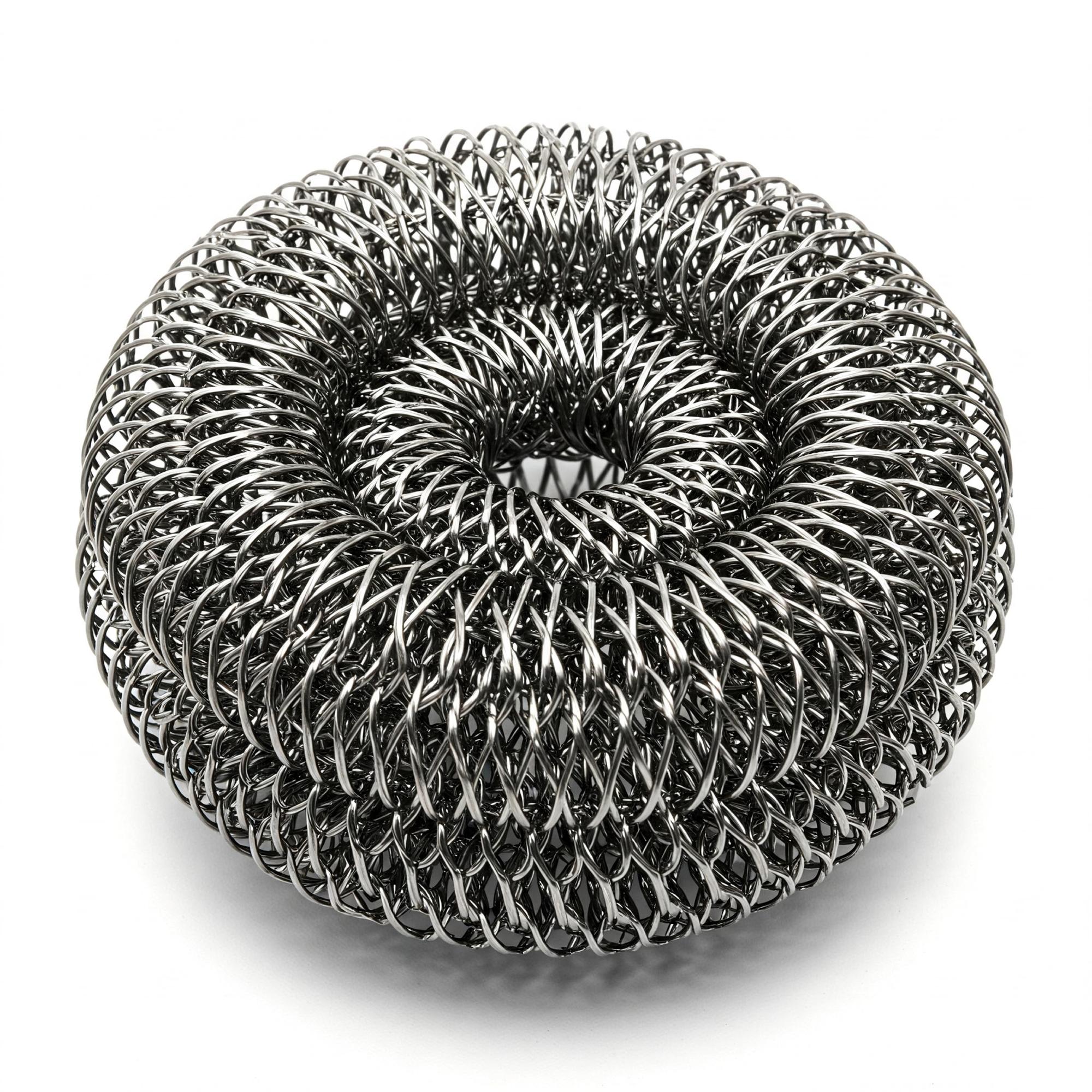 detal geometrycznego haftu z metaliczną nicią